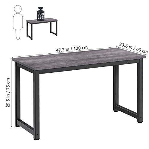 image for Homemaxs Computer Desk, 47-inch Spacious Computer Table for Home Offic