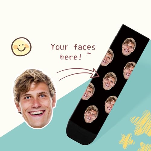 ALBK Custom Socks Personalized Gifts for Men Women,Funny Socks White Elephant Gifts for Adult2