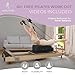 Airlithe Foldable Pilates Reformer Machine|Wooden Frame Reformer Machine with Strings, Versatile Accessories & 50+ Expert-Guided Workouts|Equipment for Strength Training, Rehabilitation, & Flexibility