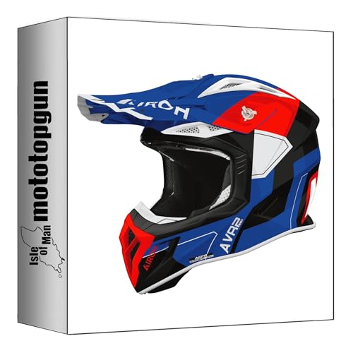 Casque Moto Airoh Aviator Ace 2 Léger avec Ventilation Optimisée Shield Rouge M