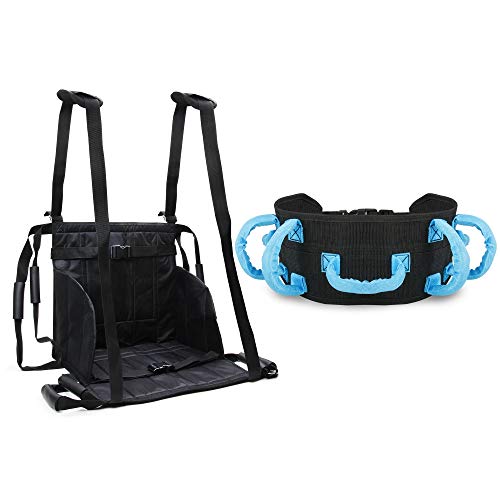 REAQER Lift Stair Slide Board Wheelchair Belt for Patient and Transfer Belt