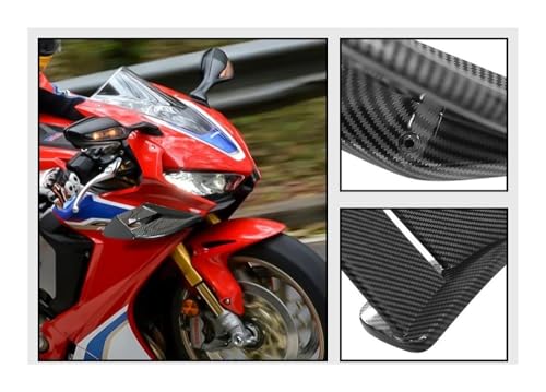 Carénage aile fixe CBR1000RR 2017-2019 plastique ABS look carbone