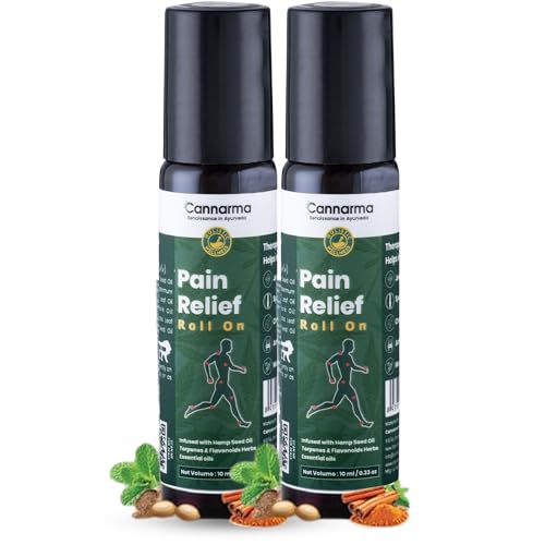 Image of Pain Relief Roll-On, For Headache & Migraine Relief, Muscle & Joint Pain Natural Skin-Friendly Roll On - 10 ml (Pack of 2)
