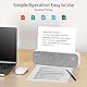 Bisofice PeriPage Mobiler Drucker A4 für Unterwegs, Mini Drucker A4 Thermodrucker Bluetooth USB Portable Mini Printer, Unterstützung 2’’/3’’/4’’ Papierbreite Kompatibel mit Android/iOS/Win/Mac