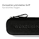 WonderSmile® Premium Reiseetui für Schallzahnbürste – Der ultimative Schutz für unterwegs - stabile wasserfeste Hartschale (Black)