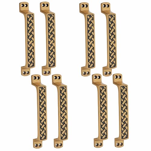 Image of Door Handle Cool Door Handles for Main Door Aluminum (7 Inch), Antique- Finish Door Handles for Home and Office for Wooden & Glass Door Handle, Pull Door Handle (Pack of 4 Pair, Chatai)