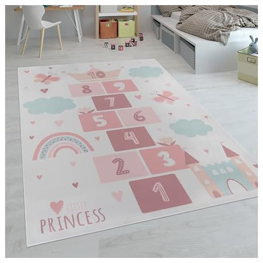 Alfombras Infantiles Juego Pelo Corto Coloridas Diferentes Diseños, tamaño:120x160 cm, Color:Crema 3