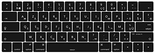 MiNGFi Protection Clavier Silicone Français AZERTY pour MacBook Pro 13