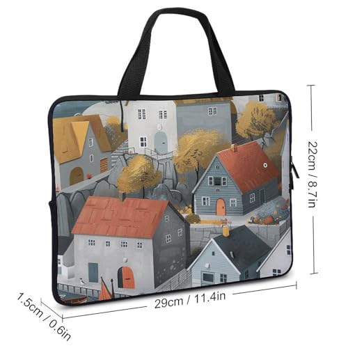 Bolsa de hombro para laptop 10 pulgadas unisex miniatura 2