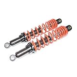 KN企画 YSS HYBRID モンキー ゴリラ カブ ロンホイ リヤ リア ショック サスペンション 330mm ブラック レッド