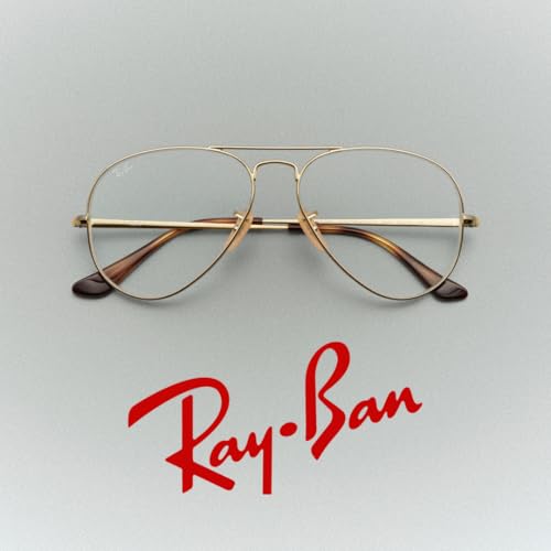 Image of Ray-Ban Unisex Rx6489 Aviator Aviator Prescription Eyeglass Frames