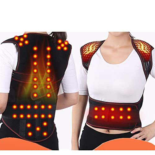Tourmaline Auto-Chauffant magnétique Taille Dos épaule correcteur Colonne vertébrale Lombaire orthèse Dos Soutien Ceinture soulagement de la Douleur