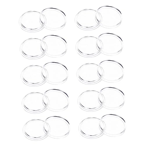 100pcs Protectores de Monedas Plásticos Transparentes miniatura 1