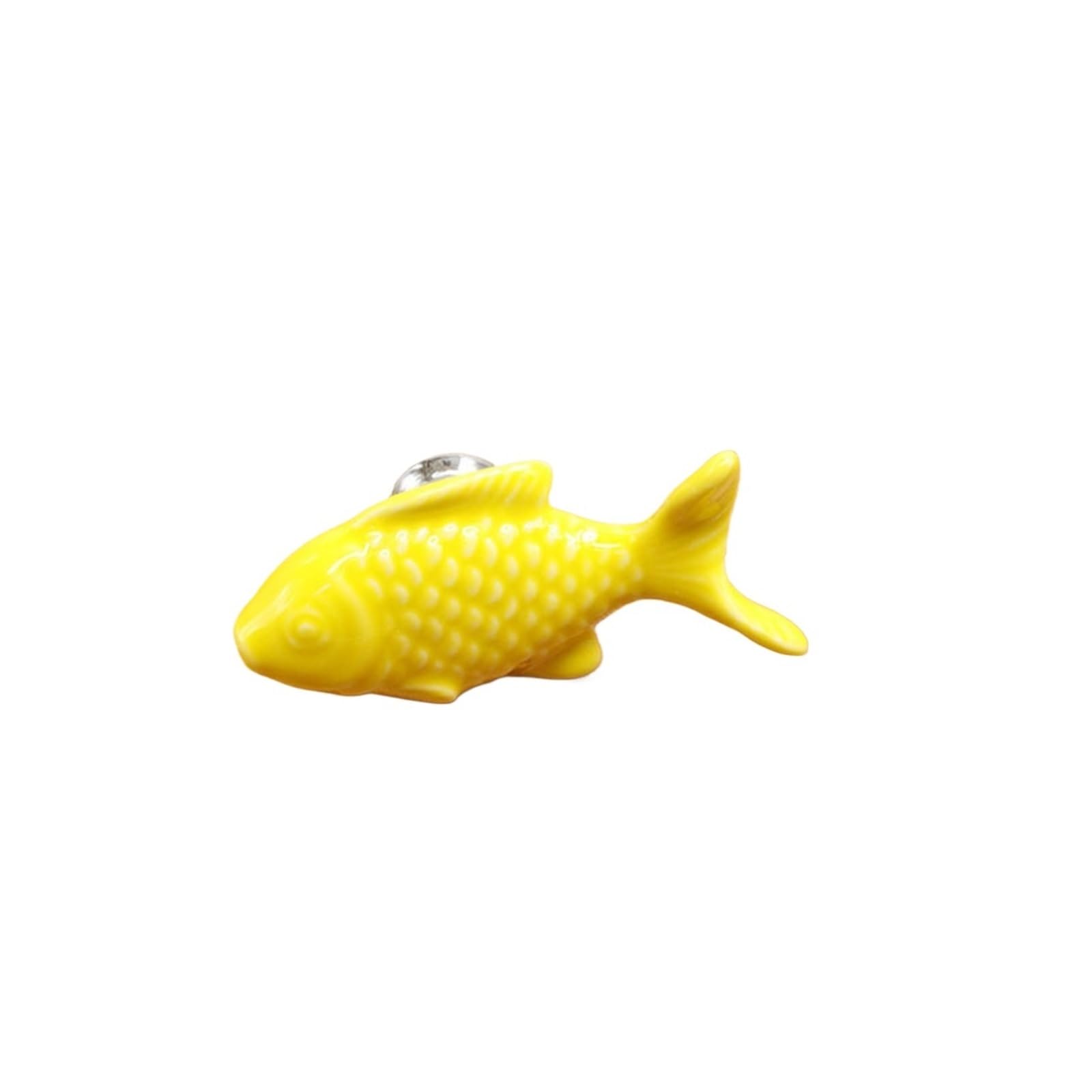 WLIHDB 5Pairs Drawer Knobs Fish Shape Ceramic Handles for Room Kitchen Cabinet Cupboard Furniture Hardware for Chest of Drawer(Color2)