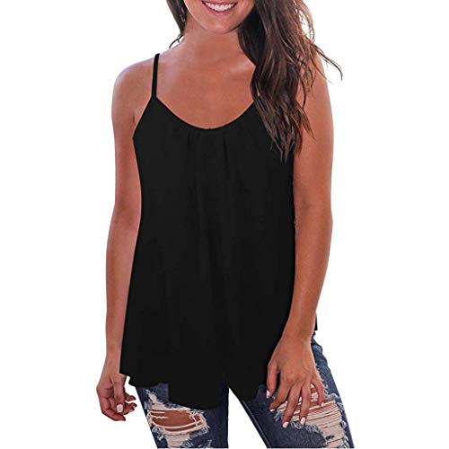 Darringls_camisetas para Mujer,Camisetas de Tirantes de Fiesta Mujer Camisetas sin Mangas Sexy Elegante Escote en V Tank Tops Casual T-Shirt Blusa Aire Libre Chaleco Suelto Cami