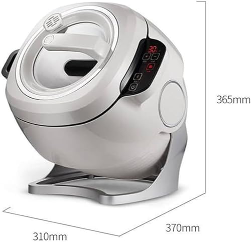 Image of Automatic Stir Fry Machine | 6L 360 Rotating Wok with Adjustable Speed | Multi-Function Cooking Robot for Frying, Stewing, Sauteing & Home Meal Prep