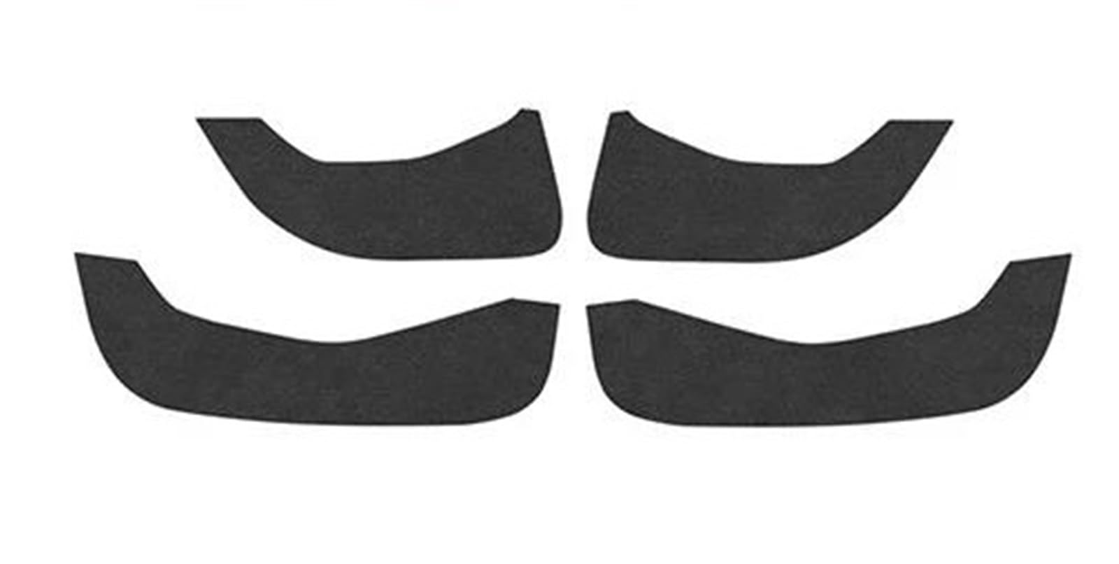 Hqgqcezek Suede Interior Decal Trim For Mazda 3 For Axela 2019 2020 2021 2022 2023 2024 2025 Lhd Rhd Car Anti-Kick Pad Leather Door Protect