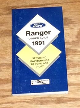 Paperback 1991 Ford Ranger Owner's Guide Book