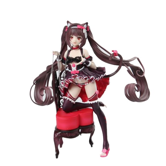 QWWZVQHJ Anime Figures Nekopara Vanilla/Chocola Figure Anime Statue Action Figure Model Figurine Collectibles Ornaments Desk Decoration 23.5CM PVC(Type 3,23.5CM)