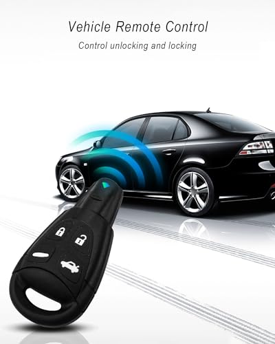Clé Saab 9-5 pour remplacer votre télécommande 433 MHz ID46 - 4