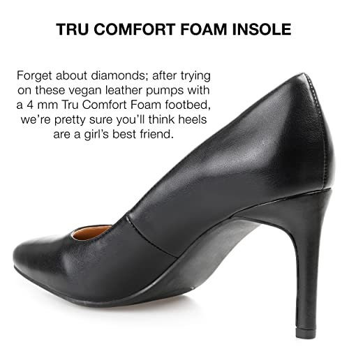 Stiletto Heels by Journee Collection: MONALEE Pumps in Croco3