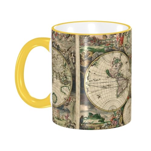 Ñ̃AeB[ŇÂVn} }OJbv R[q[Jbv Yellow  HJbv eB[Jbv ϔM}O ۉ ϗ  傫 ~NRbv 330ml G ƒp vg蕨