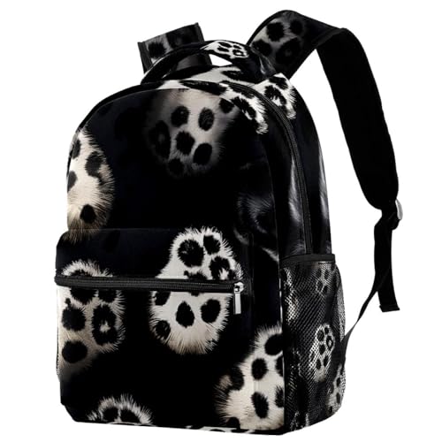 Sac à dos de voyage Campus multicolore avec porte-bouteille imprimé pattes