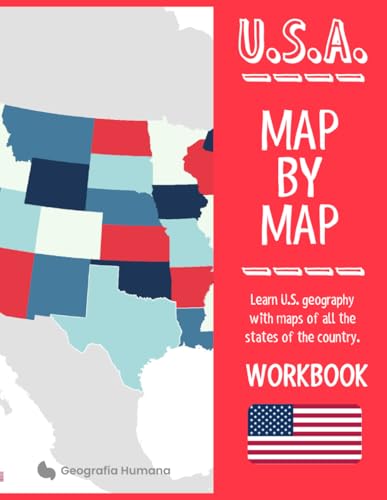 U.S.A. Map by map: Learn United States geography with maps of all the states and territories of the country