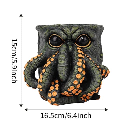 Pot de fleurs Cthulhu résine résout le manque d'originalité de vos plantes de table - 6
