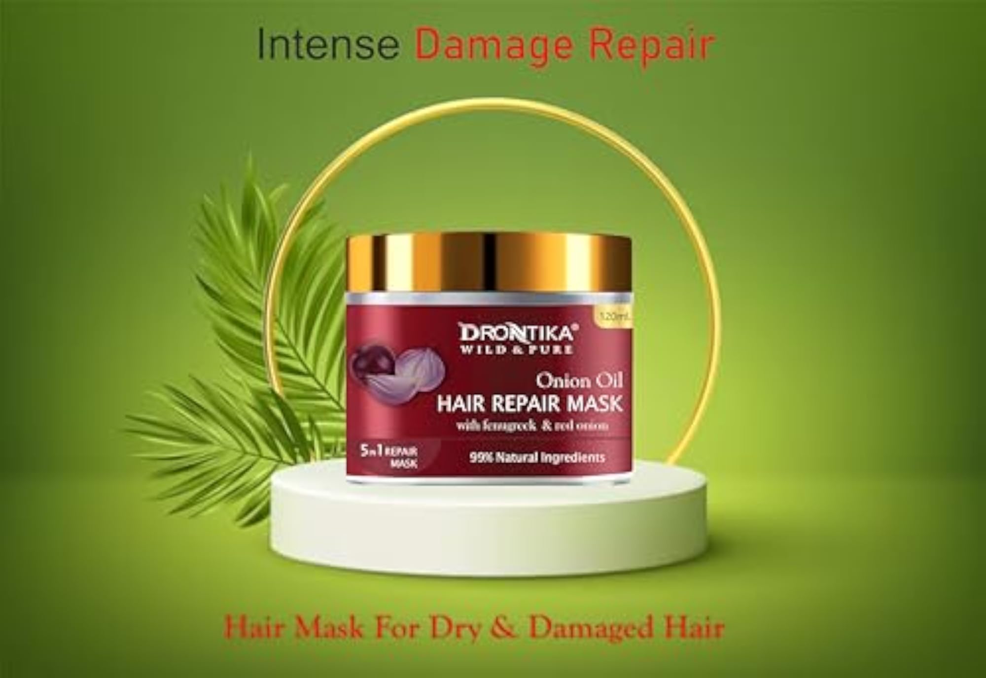 Red Onion Hair Mask 120ml, Healthy Hair Growth