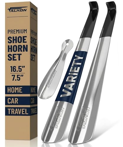 FALKON 3-Pack Shoe Horn Set