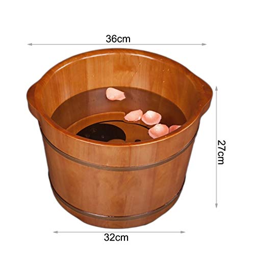 Balde de madera para spa de pies para adultos miniatura 4