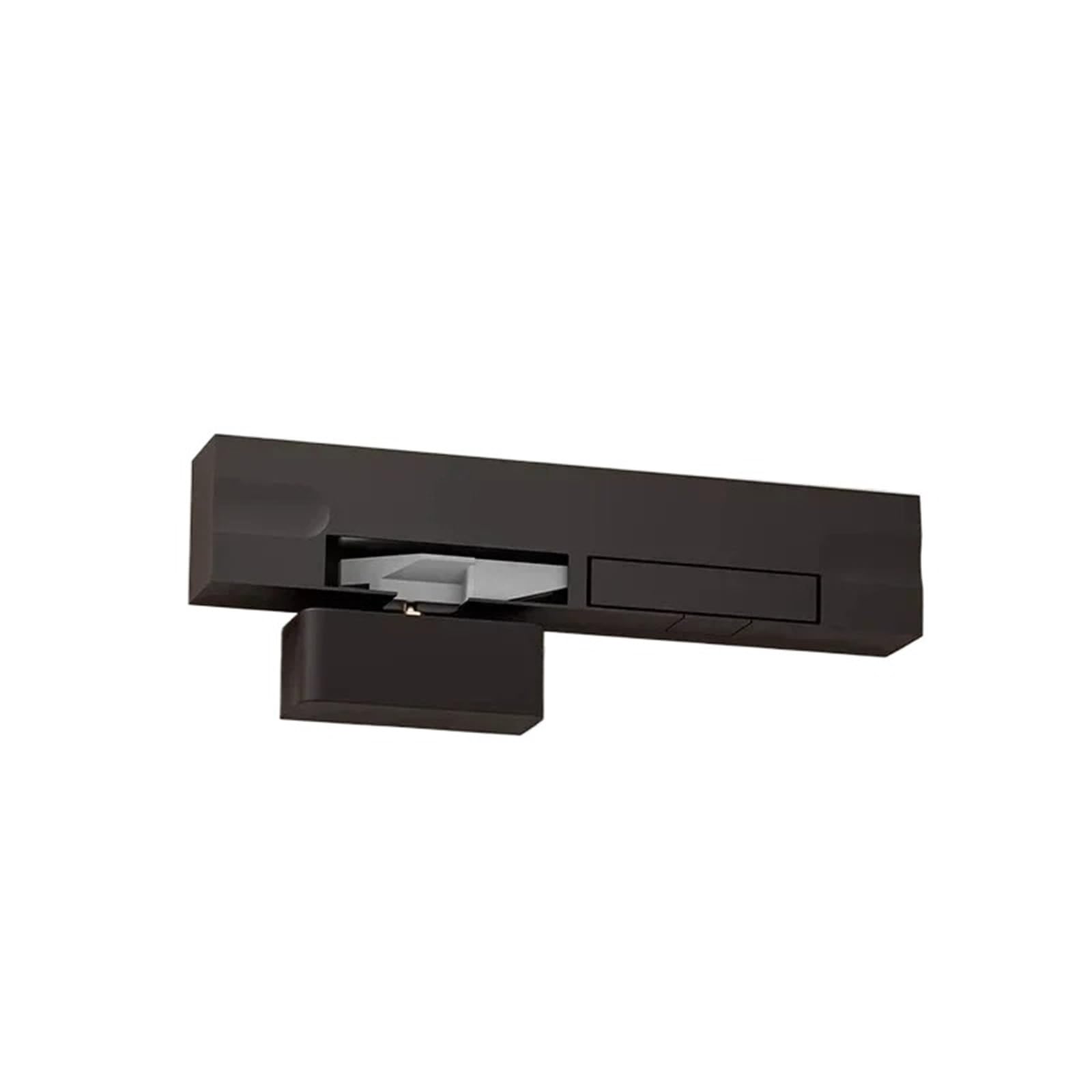Door Buffer Damper Hydraulic Door Closer Left/Right Household Silent Closing(White-Alloy-Left)