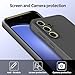 Meifei Case for Samsung Galaxy S23 FE 5G (SM-S711U), Cover for Galaxy s23 fe Dual Layer Hybrid Hard PC Soft Silicone Rubber Bumper Slim Fit Protective, Black