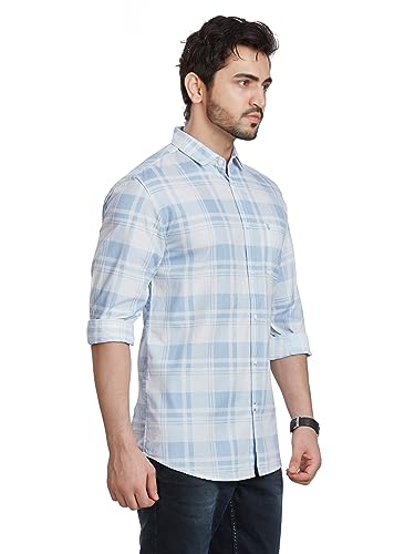 Image of BE ACTIVE Cotton Casual Checks Shirts for Men|| Casual Shirts for Men|| Mens Casual Shirts Full Sleeve