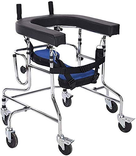 SOVORM El andador ayuda a andar a andar con ruedas y andador médico, movilidad rodante, ligero, altura ajustable para personas mayores, niños, ancianos, discapacitados, doble de comodidad