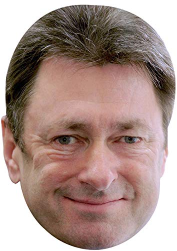 FoxyPrinting Alan Titchmarsh 2018 Tv Celebrity Cardboard Party Face Mask Fancy Dress