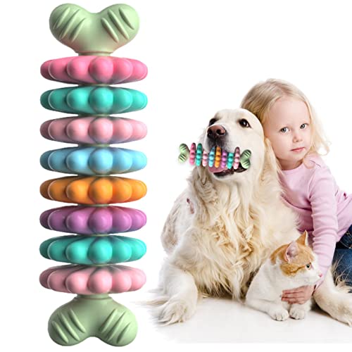 Brinquedos mastigáveis para dentição – Brinquedos para cachorro para dentição cães pequenos, multico