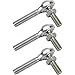 Speedway Motors Steel 5/16 Inch RH Male Heim Joint Rod Ends with Stud ? 3 Pack