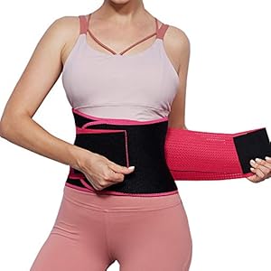 Slimming Sauna Waist Trimmer for Women,Sweat Waist Trainer for Women,Workout Belt for Men,Stomach Wraps Fitness
