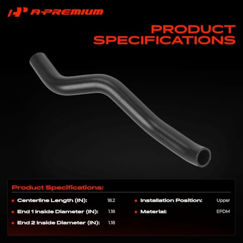 A-Premium Upper Engine Radiator Coolant Hose Compatible with Honda by A-Premium - Used condition - Image 3