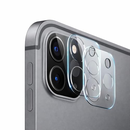 Image of Mizi [2 Pack Camera Lens Protector for iPad Pro11 /13 2024, Pro 12.9 /11 Inch (2022 /2021 /2020) Case Friendly 9H Anti-Scratch Tempered Glass, HD Clarity, 3D Full Coverage