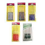 Set di 4 attrezzi per auto con alberi in acciaio temprato e maniglie in plastica per anello di tenuta olio, estrattore, strumento manuale per riparazione automobilistica (D)