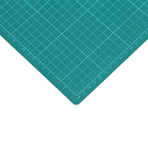 Cocoarm Craft Schneidematte, selbstheilendes 5-lagiges Schneidebrett Langlebiges A2 Grünes PVC zum Schnitzen zum Schreiben