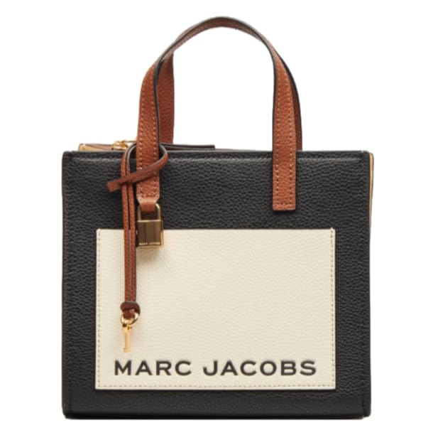 Marc Jacobs Mini Grind Tote Top Handle Pequeno Preto Multi