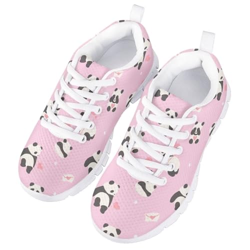 Modysero Girls Athletic Sneaker Lightweight Lace Up Tennis Shoes for Girls Park Outdoor Jogging Walking Running Shoes3