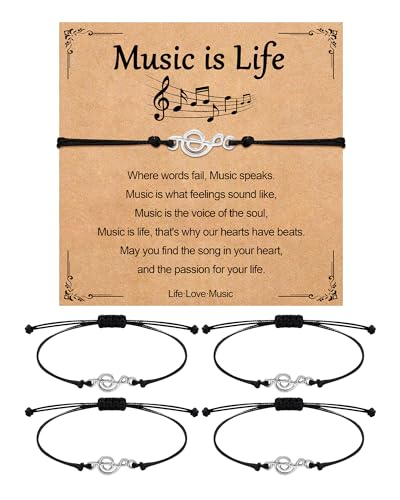 5 PCS Matching Bracelet for Women Men, Pinky Promise Bracelet Inspirational Encourage Graduation Gifts for Boys Girls