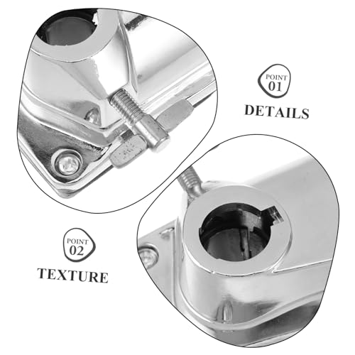 Soporte base piso para pata de tom de batería 22mm metal miniatura 3