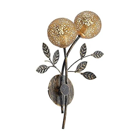 Lucande Wandleuchte, Wandlampe Innen 'Evory' in Gold/Messing aus Metall u.a. für Wohnzimmer & Esszimmer Cover