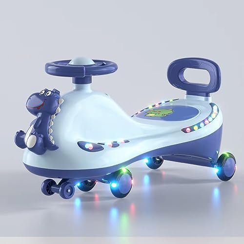 Wackelauto, Stabiles Universal-Radspielzeug, Geräuscharm für von 1 Bis 6 Jahren (Blau)